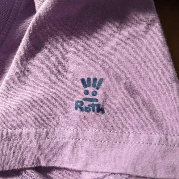 Novelty Funny Roth Womens Graphic T-Shirt Purple I Feel a Draft Craft Beer Small - Picture 3 of 3